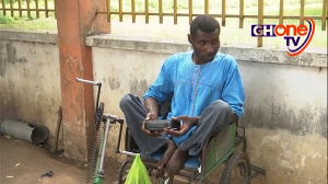 Seidu Alhassan has been paralyzed since age nine