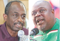 NDC National Chiarman, Johnson Asiedu Nketiah and Koku Anyidoho