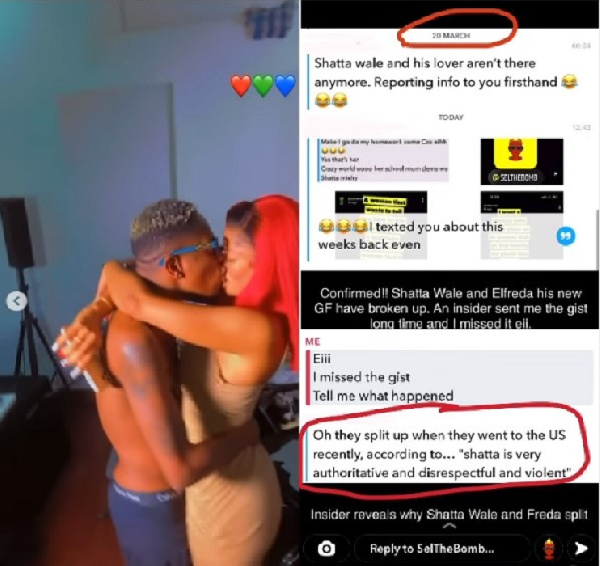 Shatta Wale breaks up with girlfriend