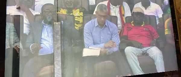 Chris Hughton at the game