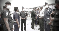 The Police delegation was led by the Greater Accra Regional Police Commander