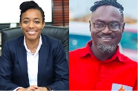 MP for Klottey-Korle, Zanetor Rawlings and Sports presenter, Countryman Songo