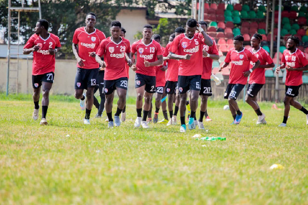 Inter Allies FC player training