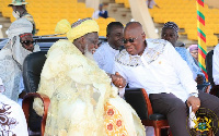 Nana Akufo- Addo with National Chief Iman, Osmanu Nuhu Sharubutu