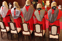 File photo: Judges swearing an oath