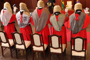 File photo: Judges swearing an oath