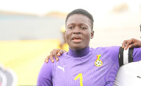 Black Queens goalkeeper Fafali Dumehasi