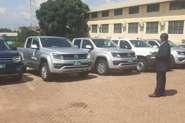 Some of the cars on display at the Western Regional offices of the GHS