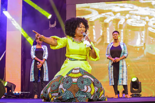 Stella Aba Seal performing on the night of the event