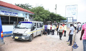 Frontage of the Weija Police Division