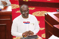 Finance Minister Ken Ofori-Atta in Parliament today