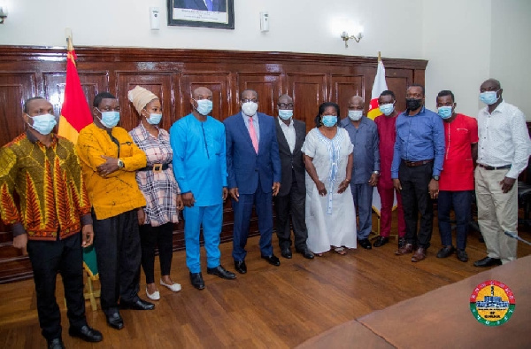 Coalition of Former Menzgold Customers meet Speaker of Parliament, Alban Bagbin