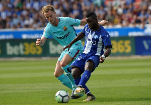 Deportivo Alaves midfielder Mubarak Wakaso