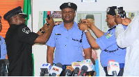 DSP Abba Kyari (middle) na di IGP for Intelligence Response Team (IGP-IRT)