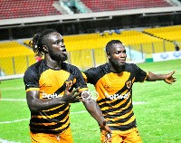 Ashantigold forward, Hans Kwoffie