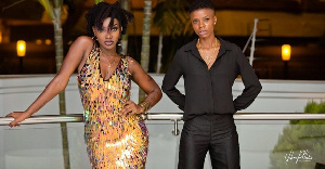 The Late Ebony Reigns and her best friend, Franky Kuri