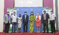 KNUST VC- Prof. Rita Akosua Dickson together with U.S. Embassy officials and other partners