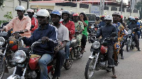 Motorbike riders