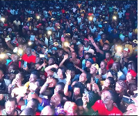 Tekno and Kcee got thousands of Liberians singing along.