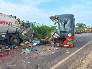 Over 15 passengers died in the Tuesday accident