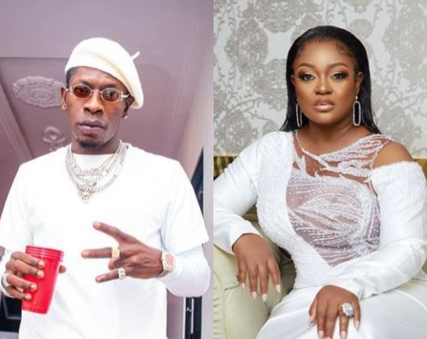 Dancehall artiste, Shatta Wale and actress Jackie Appiah