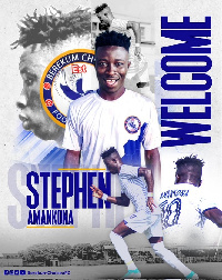 Stephen Amankona has rejoined Berekum Chelsea