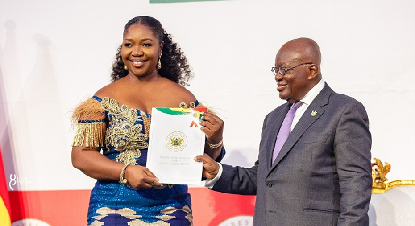 Angela Dedo Kofi, an entrepreneur, a leading business coach with President Akufo-Addo