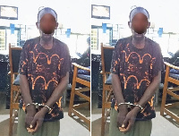 Suspect Kankani Adongo is in police grips