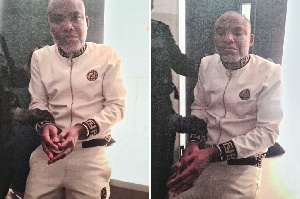 Nnamdi Kanu, leader of the Indigenous People of Biafra