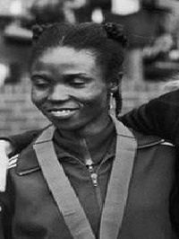 Ghanaian female sprinter, Alice 'baby jet' Annum