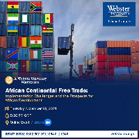 The Masterclass on AfCFTA implementation at Webster University will take place on November 18, 2021