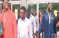 File photo: Seidu Yakubu Mba (in blue) and three others have been set free