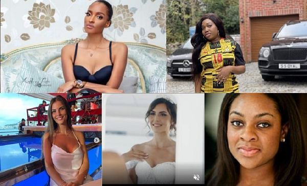 A photo of some wives, girlfriends of Black Stars players