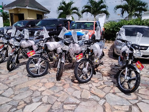 Unregistered motorbikes have been used for several criminal activities