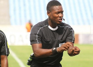 Ghanaian referee Daniel Laryea