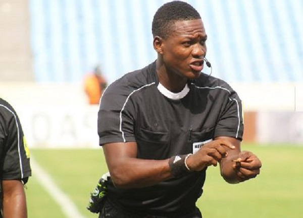 Ghanaian referee Daniel Laryea