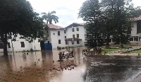 Sarbah Hall flooding