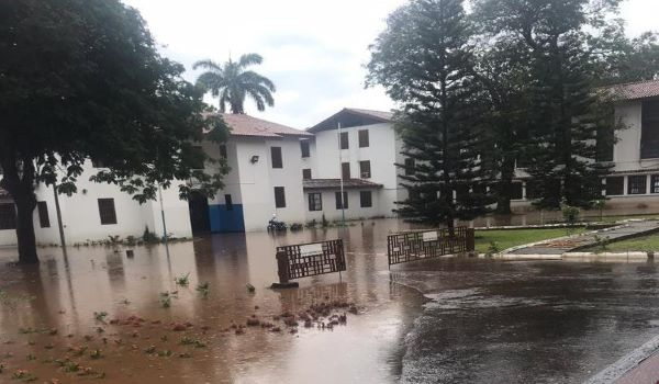 Sarbah Hall flooding