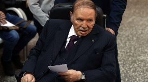 Algeria's former president Abdelaziz Bouteflika