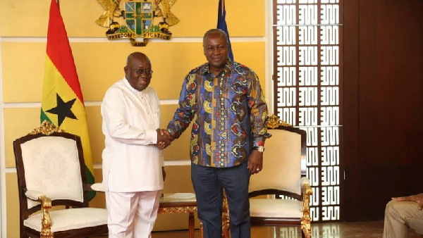 President Akufo-Addo and NDC flagbearer John Mahama