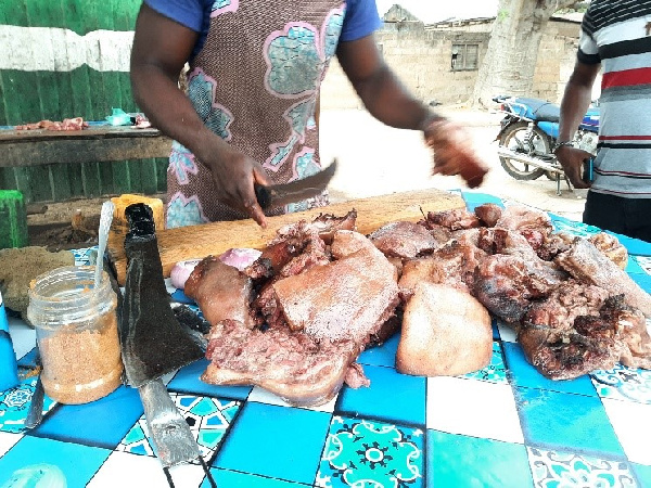 Pork prices are up in the Navrongo