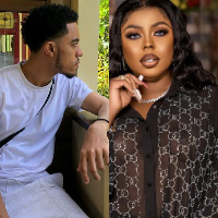 Afia Schwarzenegger's son advises social media users