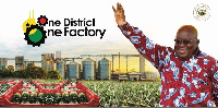 1D1F is to ignite Ghana's industrialisation and its socio-economic development.