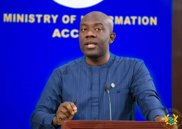 Information Minister, Kojo Oppong Nkrumah