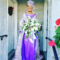 86-year-old Millie Taylor-Morrison looked flawless on her wedding day