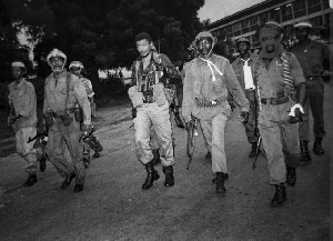 A picture of the Late Jerry John Rawlings in 1983