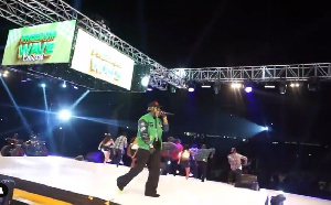 Medikal takes over stage at Free Wave Concert