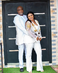 Hopeson Adorye and wife, Empress Gifty