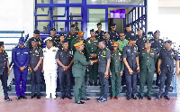 The visit was to enhance collaboration between Police and the Ghana Armed Forces