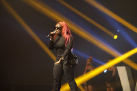 Eno Barony performed yesterday at the Vodafone Ghana Music Awards